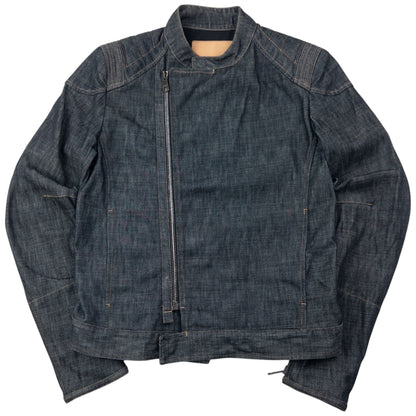 Vintage 2002 Gucci By Tom Ford Runway Asymmetrical Denim Jacket Size S | Small, Grey