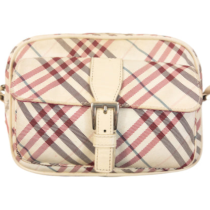 Vintage 2000s Burberry Blue Label Nova Check Crossbody Bag | O/S, Blue