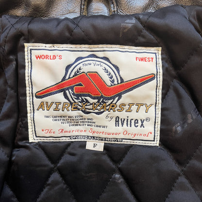 Avirex Leather Varsity Jacket - XS