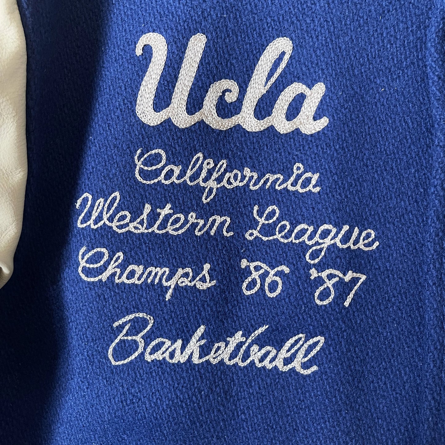Whitesville 'UCLA Bruins' Varsity Jacket - M