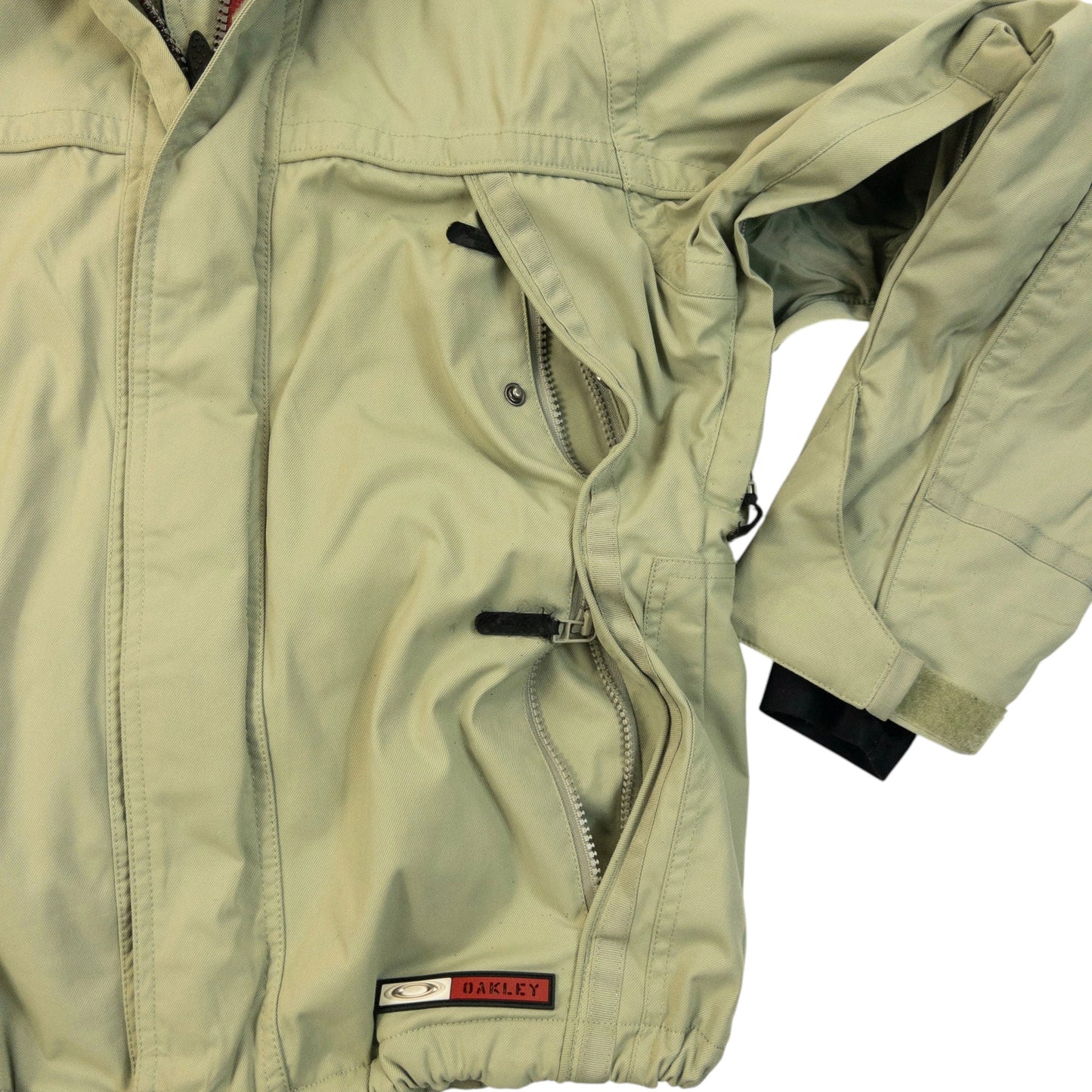 Vintage 90s Oakley Zip Up Snowboarding Jacket Size S | Small, Green
