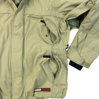 Vintage 90s Oakley Zip Up Snowboarding Jacket Size S | Small, Green
