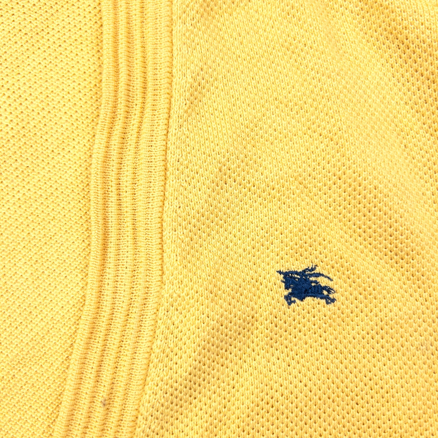 Vintage 90s Burberry Button Up Cardigan Size S | Small, Yellow