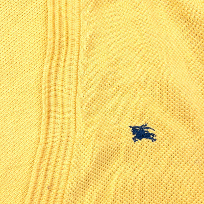Vintage 90s Burberry Button Up Cardigan Size S | Small, Yellow