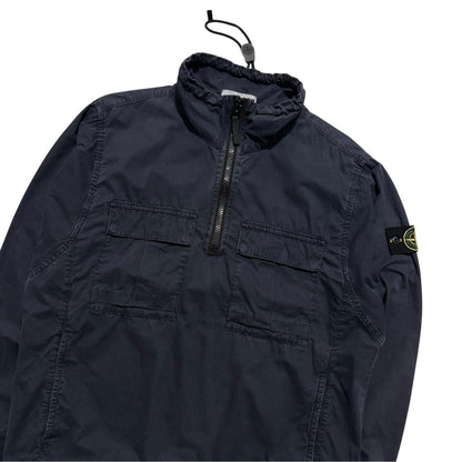 Stone Island Pullover Canvas Smock Jacket | Medium, Navy