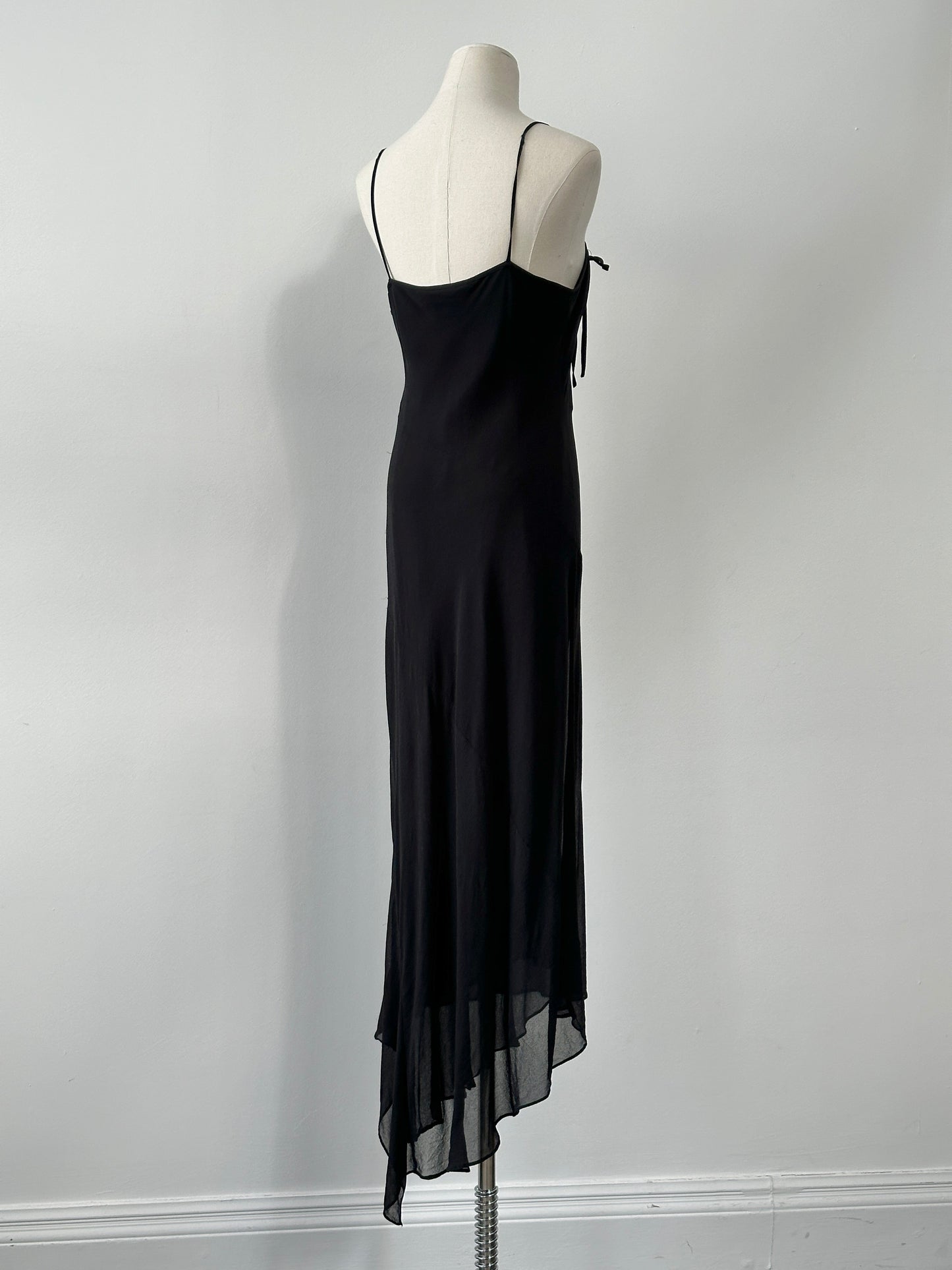 Vintage 2000s Pure Silk Floor Length Dress - M-L