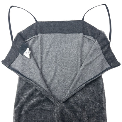 Vintage 2000s Dolce & Gabbana Fleece Dress Womens Size M | Medium, Grey