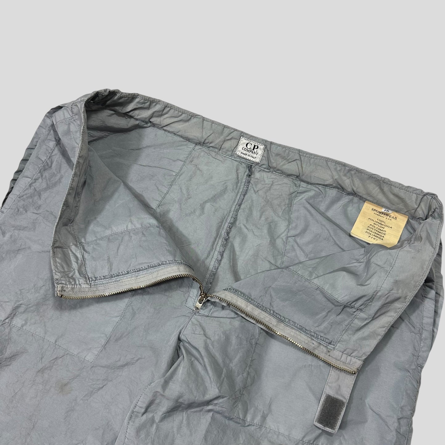 CP Company 2000 Ice Blue Millenium Nylon Technical Trousers - 34 | Default Title, Blue