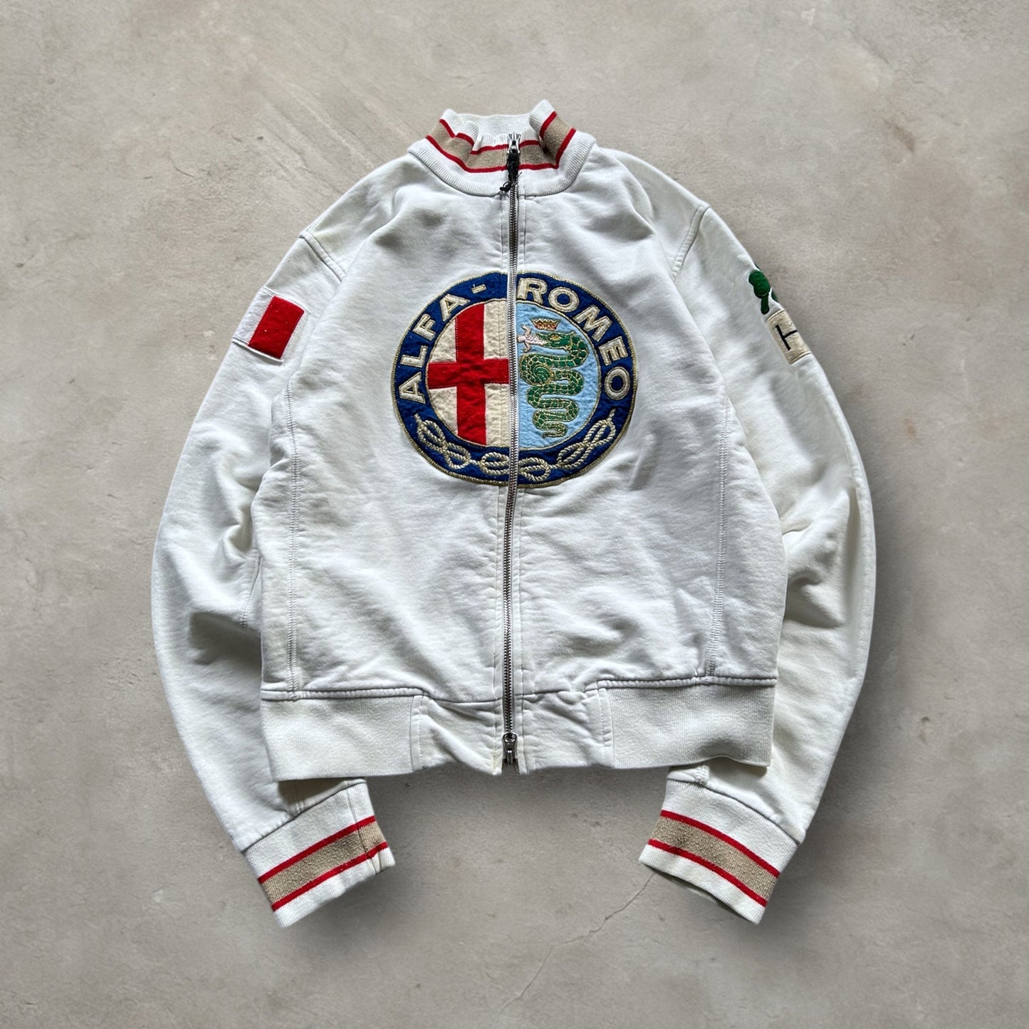 Hydrogen x Alfa Romeo Sweater | Medium, White
