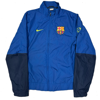 Nike Barcelona 2009/10 Tracksuit In Blue & Navy ( L )
