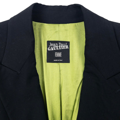 Vintage Jean Paul Gaultier Femme Bow Sleeve Jacket Womens Size M