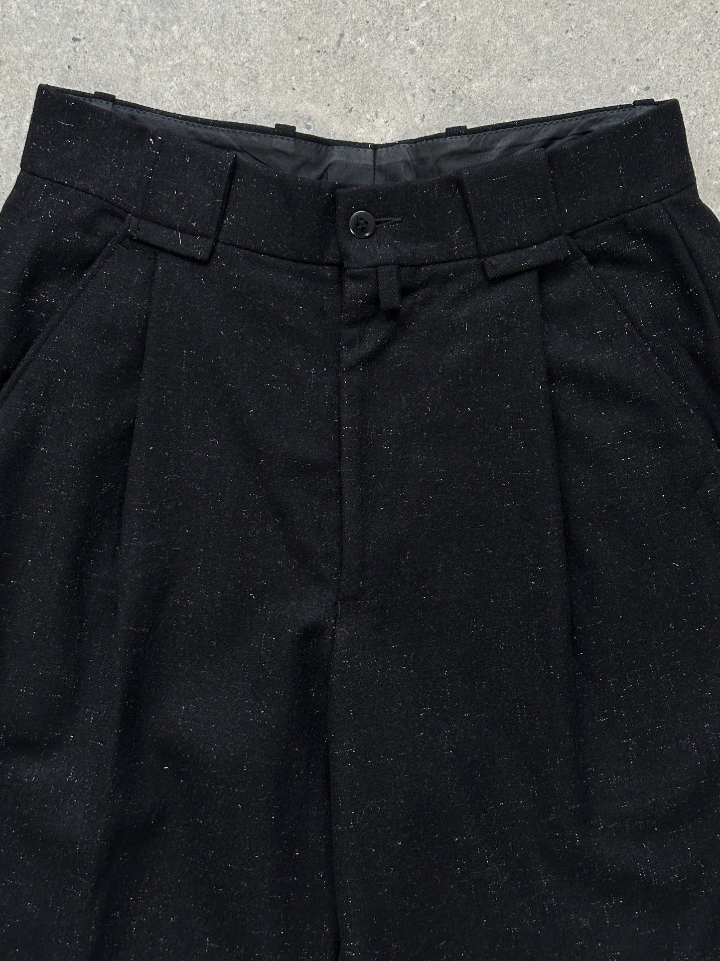 Vintage 1990s Wool Pleated Tailored Trousers - W26