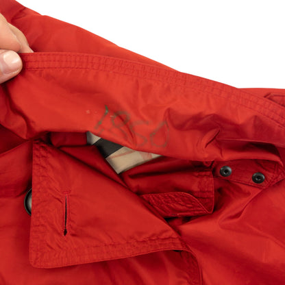 Vintage 2000s Burberry Brit Rain Jacket Womens Size S | Small, Red