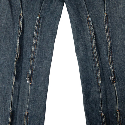Vintage Evisu Zip Bondage Double Gull Japanese Denim  Jeans Size W30