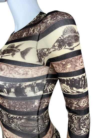 Jean Paul Gaultier S/S 1998 X-Ray top