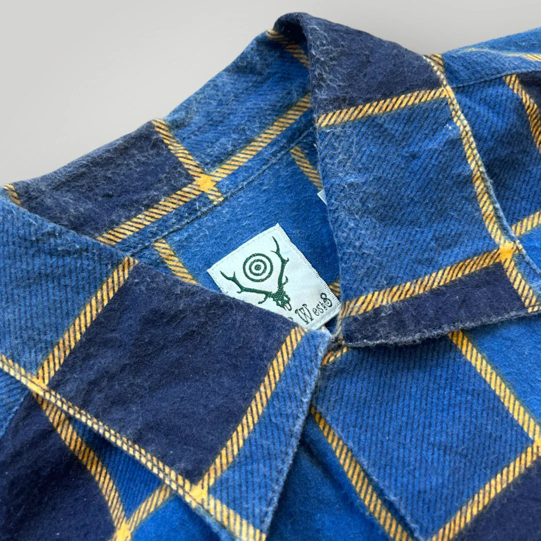 South2 West8 Multi Pocket Flannel Shirt XS