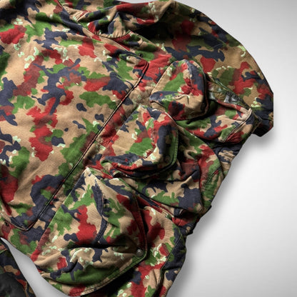 Swiss Army Camo Mesh Beekeeper Hood Jacket (90s)