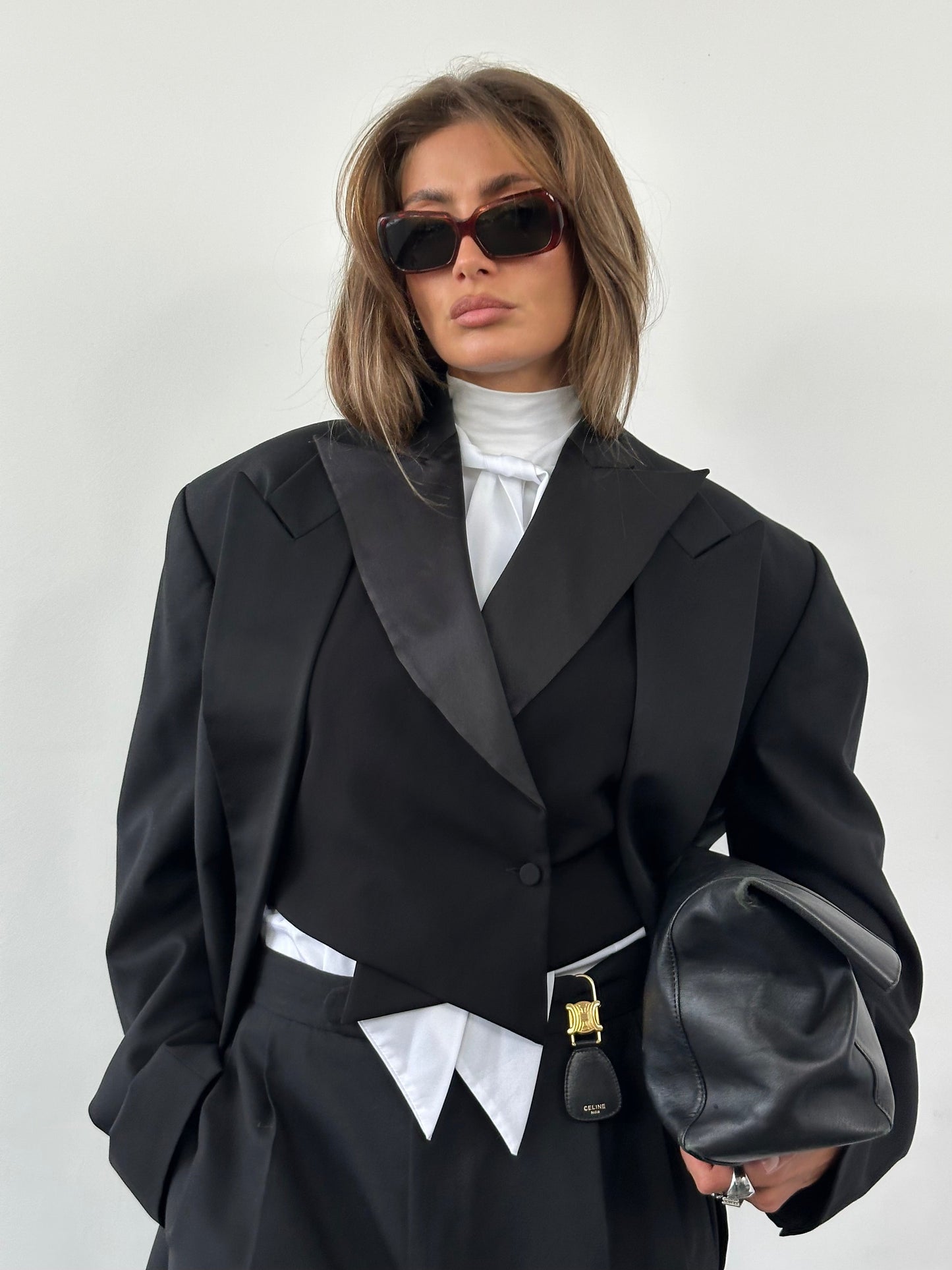 Emporio Armani SS2002 Pure Silk Tuxedo Waistcoat - M