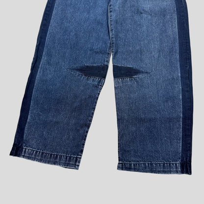 Y’s by Yohji Yamamoto SS05 Baggy Contrast Denim Jeans - 30-32 | W30, Blue