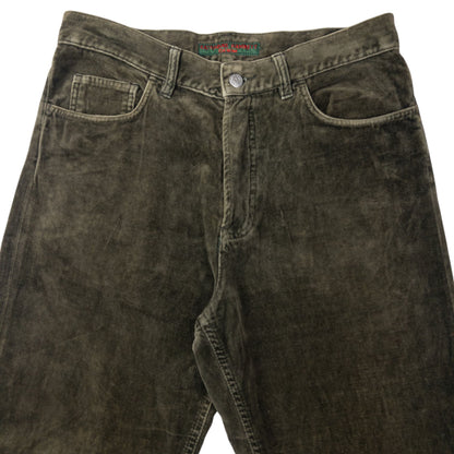 Vintage Katharine Hamnett Velour Trousers Size W30