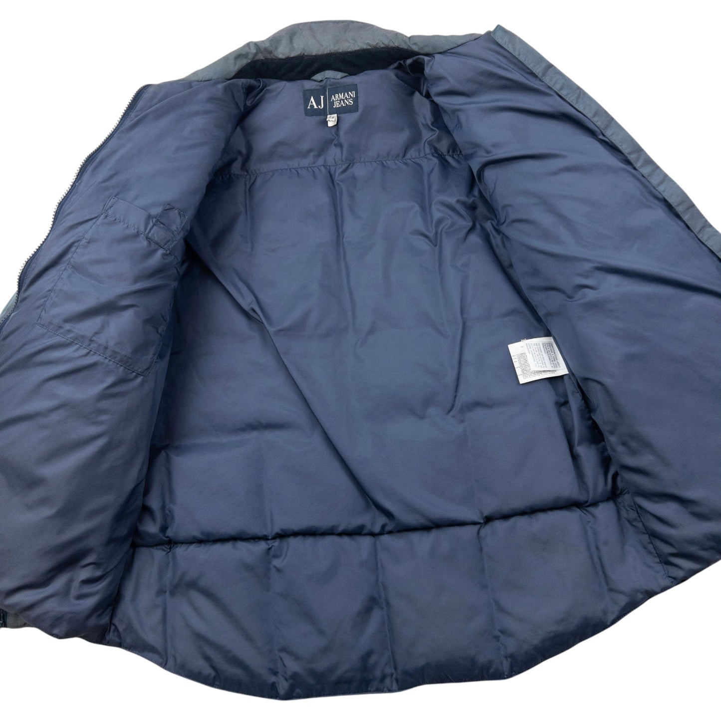 Vintage 2000s Armani Jeans Iridescent Quilted Jacket Size M