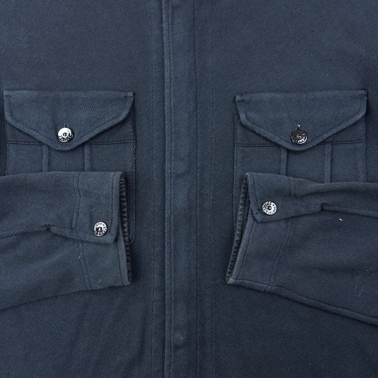 Vintage 2004 Stone Island Zip Up Jacket Size M | Medium, Navy