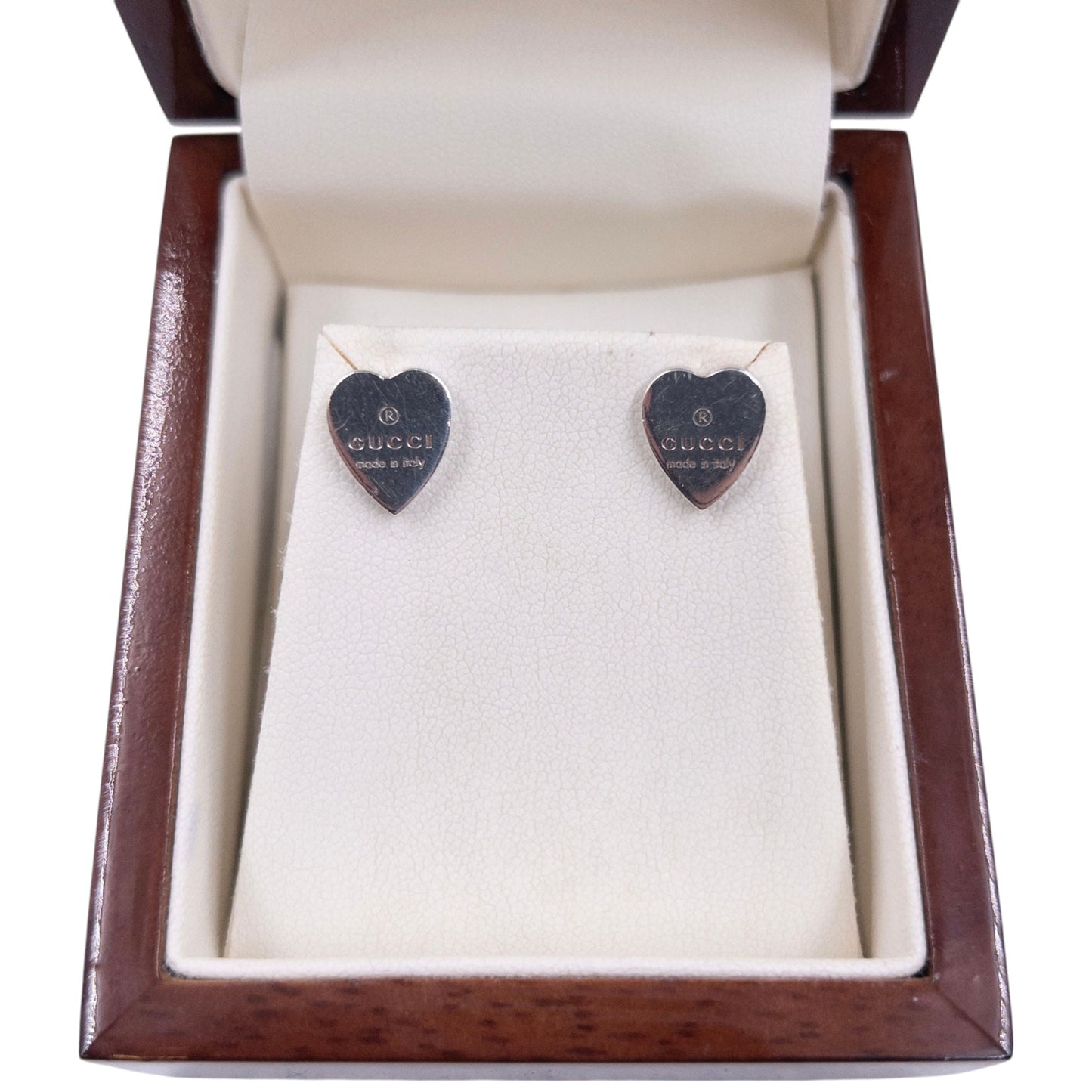 Vintage Gucci Heart Ear Rings