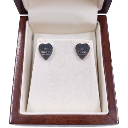 Vintage Gucci Heart Ear Rings