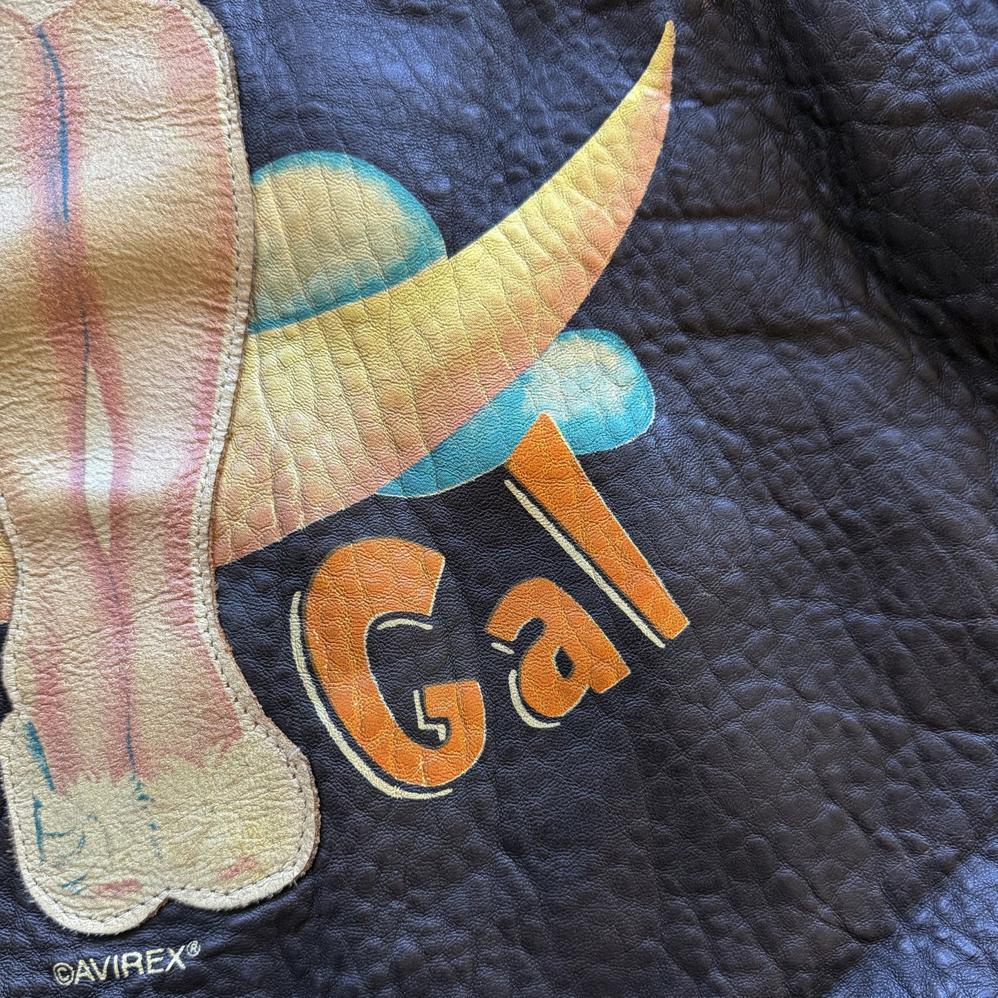 Avirex 'Sleepy-Time Gal' A2 Leather Flight Jacket - XS / S