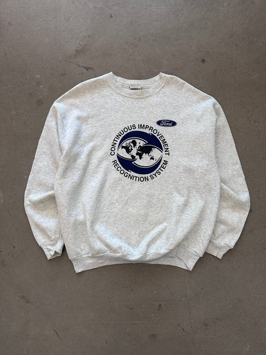 1990's Ford Continuous Improvement Sweat - XL | Default Title, Red