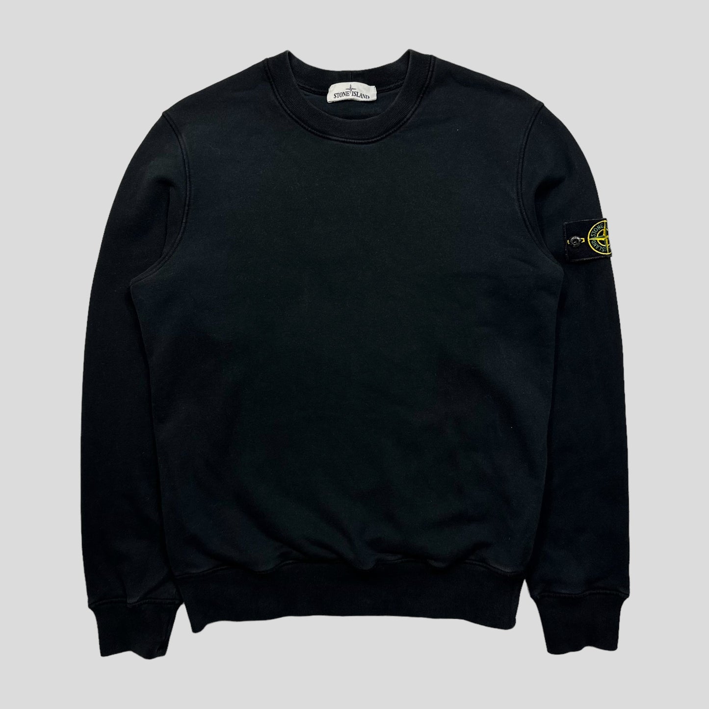 Stone Island AW21 Black Crewneck - M