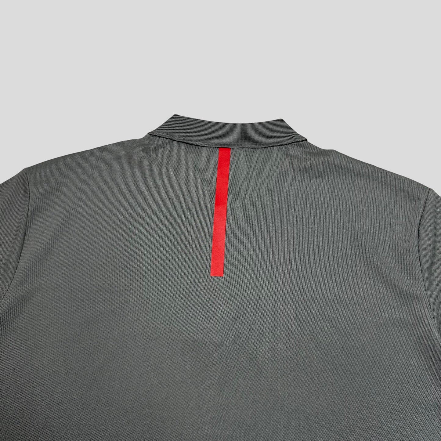 Prada Americas Cup Luna Rossa 2024 Logo Pique Polo - XL/XXL | XXL, Grey