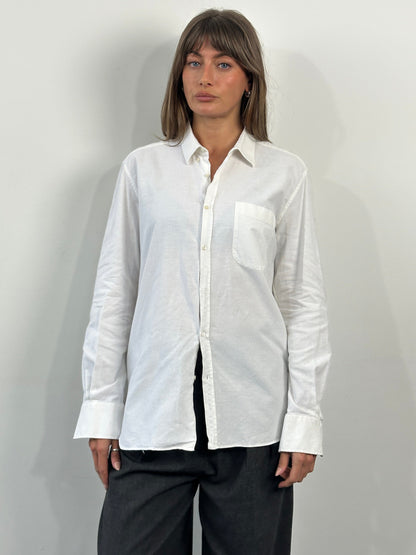 Yves Saint Laurent Chemises 1990s Pure Cotton Shirt - L