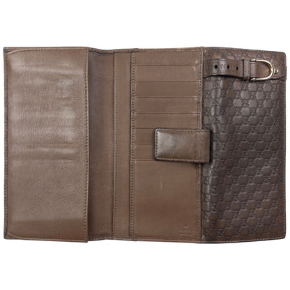 Vintage Gucci Embossed Monogram Leather Purse