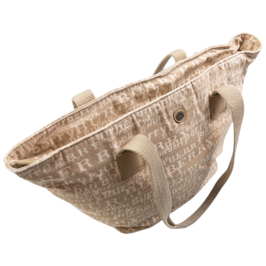 Vintage Burberry Monogram Shoulder Bag