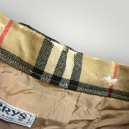 Burberry 1980's Pleated Wool Skirt 28"