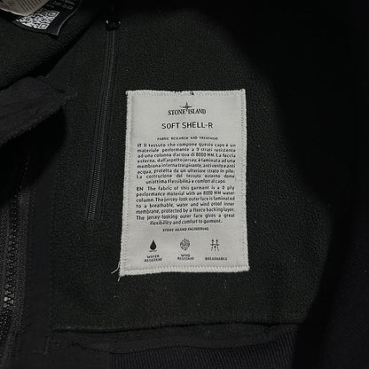 Stone Island Black Soft Shell-R Jacket