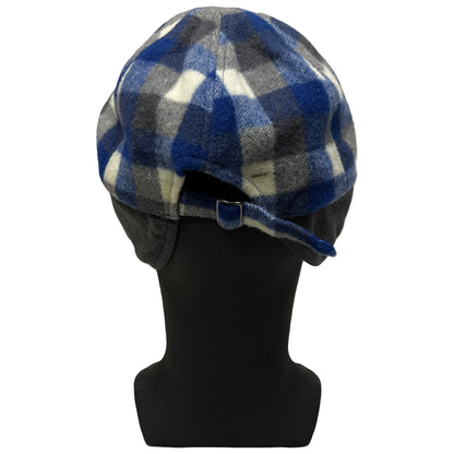 Montbell Wool Check Cap In Blue ( M/L )