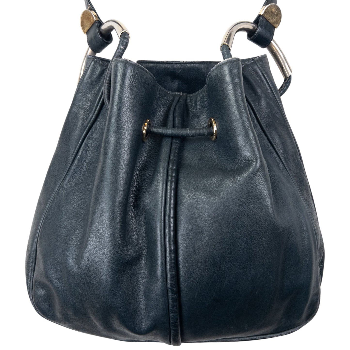 Vintage Gucci Leather Bucket Bag