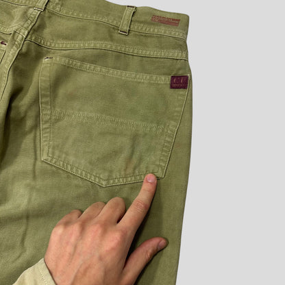 CP Company SS 1992 Ideas By Massimo Osti Green Logo Trousers - 31 | W31