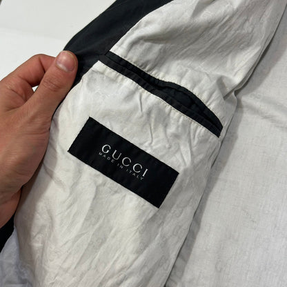 Gucci 2009 Grey Asymetrical Co-poly Biker Jacket - IT50 (M) | Default Title, Multicoloured