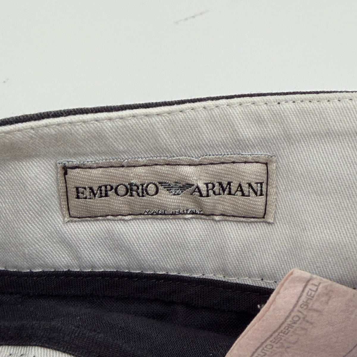 2000s emporio armani buckle capris | O/S, Navy
