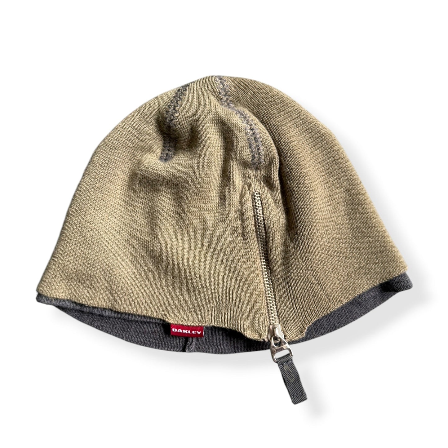 2000's Oakley Dual Layer Zipped Beanie | O/S, Multicoloured
