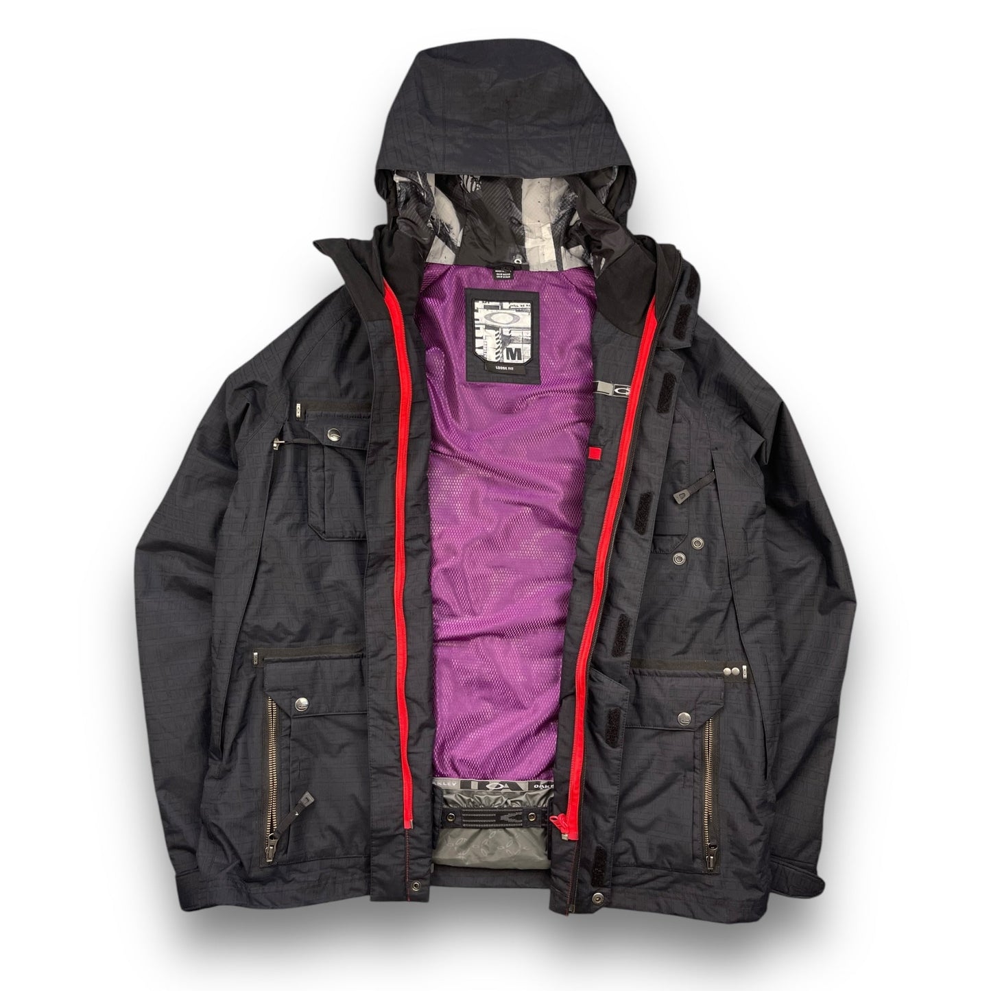 2009 Oakley 2in1 Ventilated Jacket (L) | Default Title, Purple