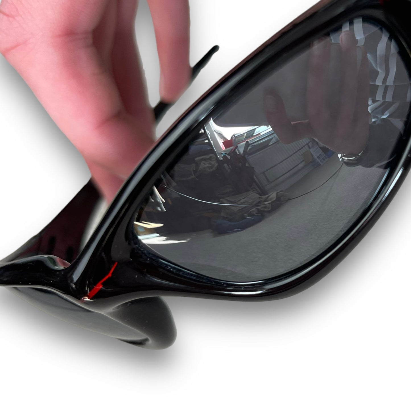 Oakley New Straight Jacket Blood Skull / Black Iridium | Default Title, Black