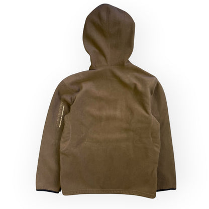 Quiksilver Shoulder Zip Fleece Hoodie Brown (XL) | XL, Multicoloured