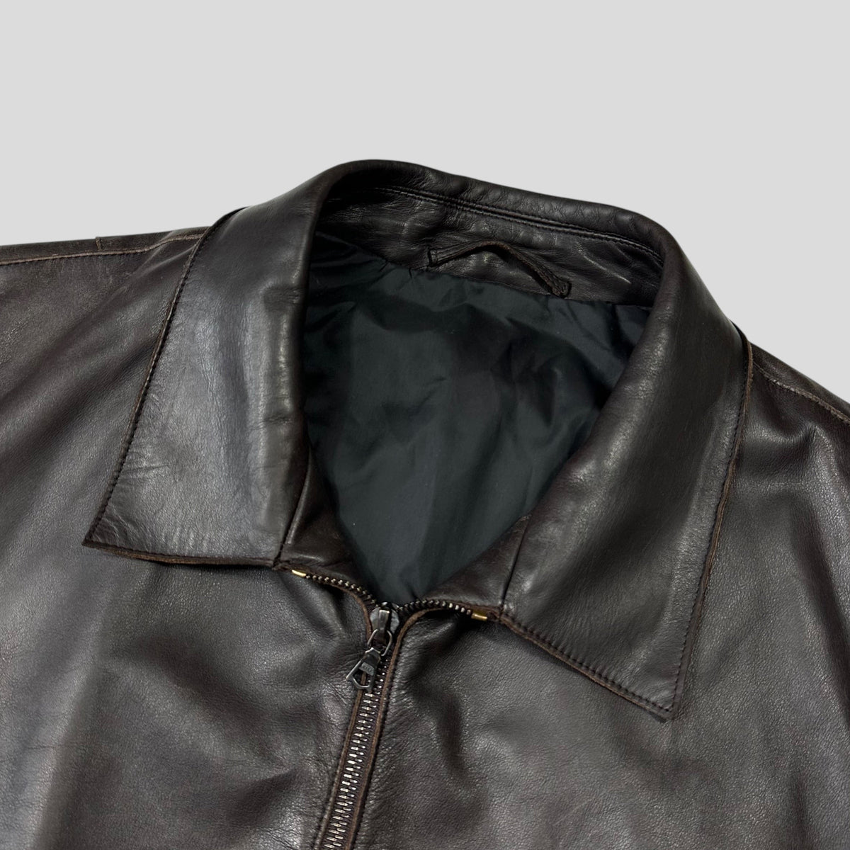 Neil Barrett AW00 Leather Moto Backpack Jacket - M/L | Large, Brown