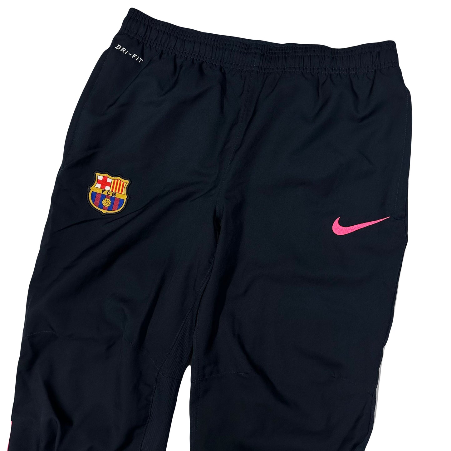 Nike Barcelona 2014/15 Tracksuit Bottoms In Navy & Pink ( M )