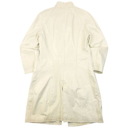 Vintage 2000s Versace Classic V2 Iridescent Leather Jacket Womens Size M | Medium, White