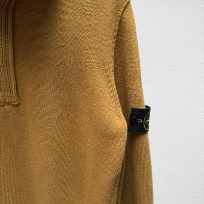 Stone Island Knit Jumper (L) | Large, Mustard